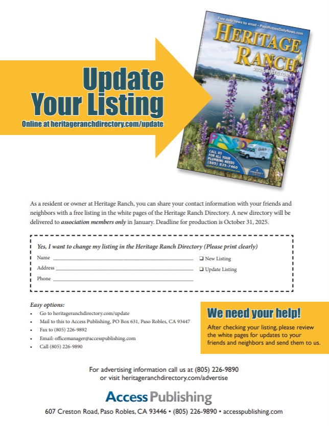 Update Your Listing