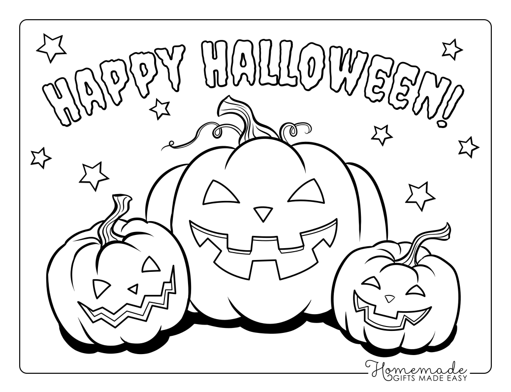 Halloween Coloring Page